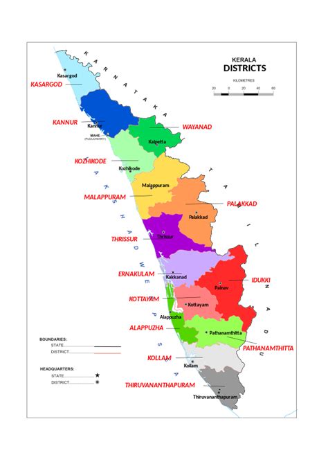 List of districts of Kerala .